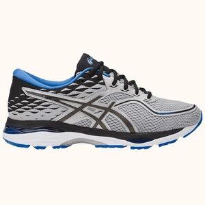 NWT Asics Gel Cumulus 19 T7B4N-9690 Mens Gray Wide 2E Athletic Running Shoes